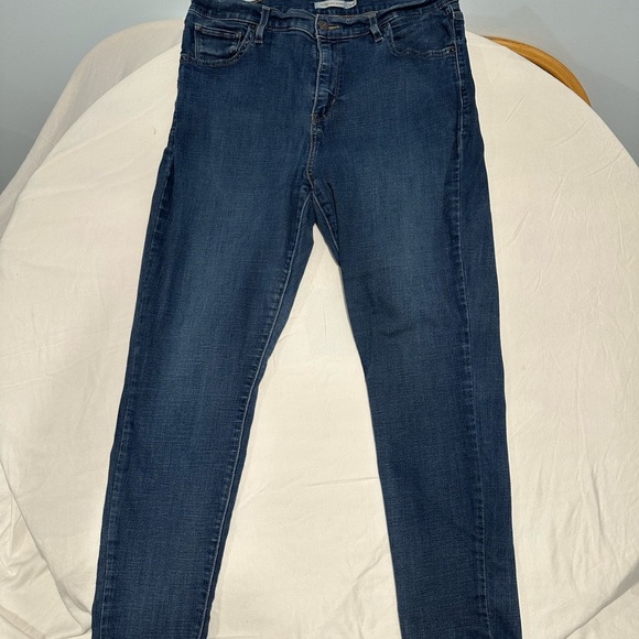 Levi’s 721 High Rise Skinny Jeans – Women’s Size 16W Dark Wash - Picture 1 of 5